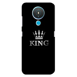 Чехол (Корона на чёрном фоне) для Нокиа 1.4 (KING)