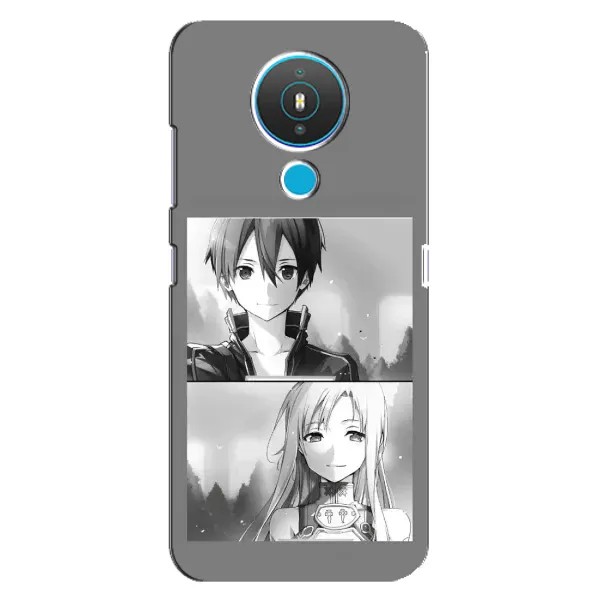 Чехол с рисунком «Кирито-Асуна» для Nokia 1.4 Чехол с рисунком «Кирито-Асуна» для Nokia 1.4