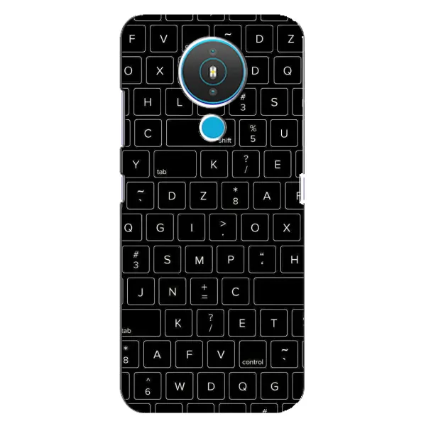 Чехол с рисунком «Клавиатура» для Nokia 1.4