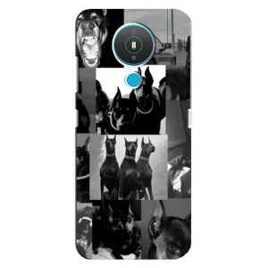 Чехол ДОБЕРМАН для Nokia 1.4 (Коллаж Доберман)