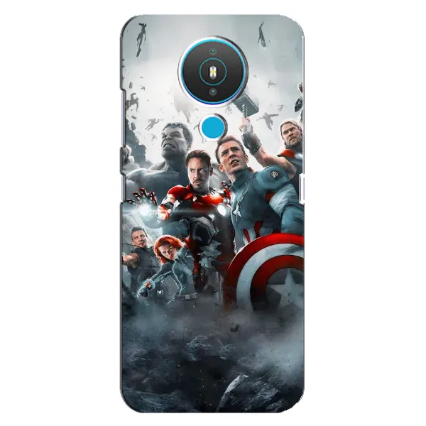 Чехол с рисунком «Команда марвел» для Nokia 1.4
