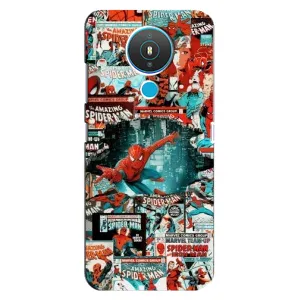 Чехол Супергерой Человека Паука на Nokia 1.4 (Комиксы Человек Паук)