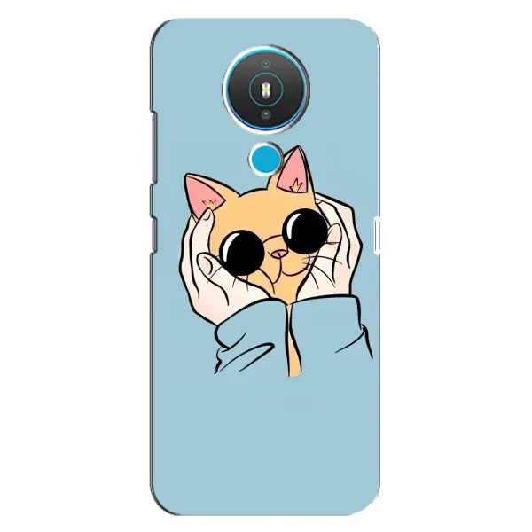 Чехол с рисунком «КОТИК в очках» для Nokia 1.4 Чехол с рисунком «КОТИК в очках» для Nokia 1.4