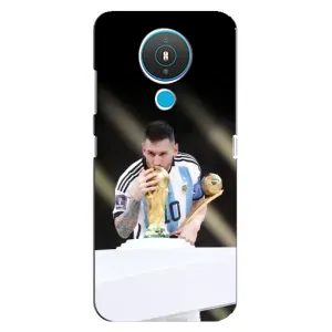 Чехлы Лео Месси Аргентина для Nokia 1.4 (Кубок Мира)