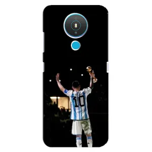 Чохли Лео Мессі Аргентина для Nokia 1.4 (Лео Чемпіон)