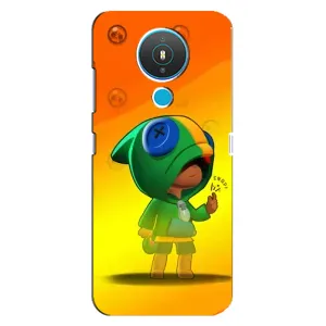 Чехол Бравл Старс для Nokia 1.4 (LEON в кофте)
