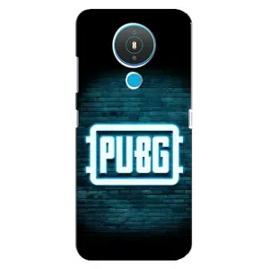 Чехол (TPU) с картинкой "Лого Пабг" на Нокиа 1.4 (Лого PUBG)