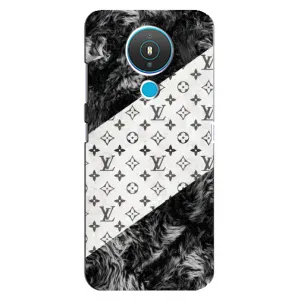 Чехол Стиль Louis Vuitton на Nokia 1.4 (LV на белом)