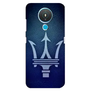 Чехлы с тематикой "Крутые машины" на Nokia 1.4 (Лого Maserati)
