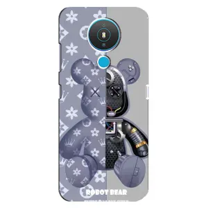 Силиконовый чехол для Nokia 1.4 (Медведь Louis Vuitton)