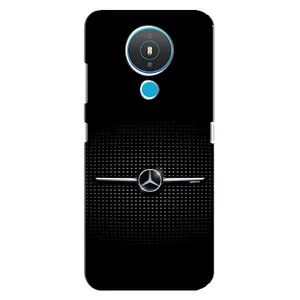 Силиконовый бампер с картинкой машины на Nokia 1.4 (Mercedes)