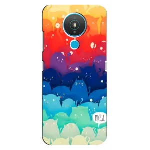 Силиконовый чехол с котиком для Nokia 1.4 (Mew)