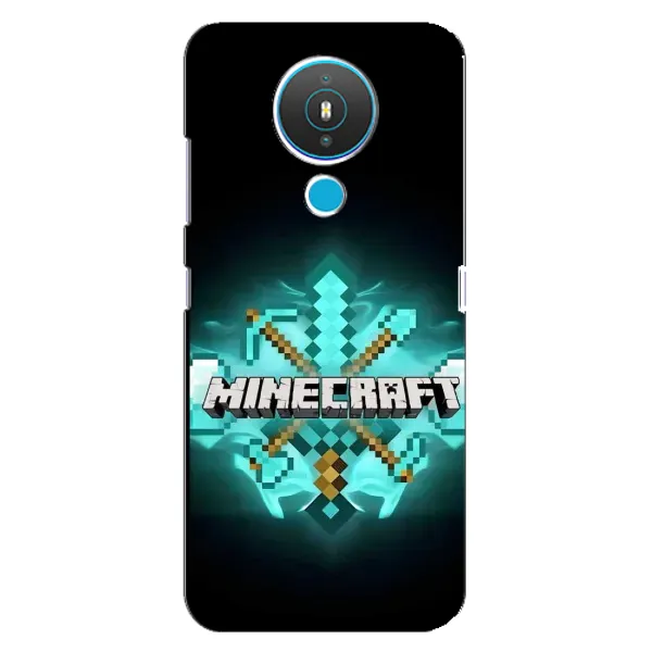 Чехол с рисунком «MineCraft 2» для Nokia 1.4