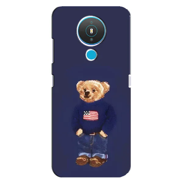 Чехол с рисунком «Мишка USA» для Nokia 1.4 Чехол с рисунком «Мишка USA» для Nokia 1.4