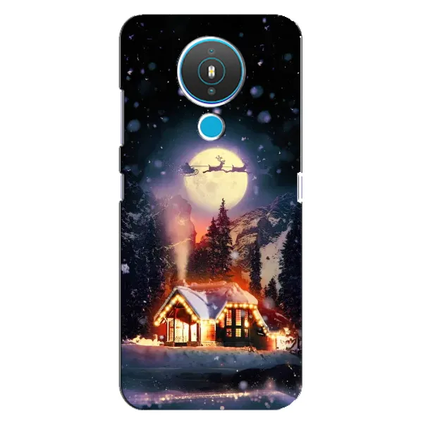 Чехол с рисунком «Настроение зимнее» для Nokia 1.4 Чехол с рисунком «Настроение зимнее» для Nokia 1.4
