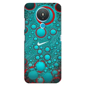 Силиконовый Чехол на Nokia 1.4 с картинкой Nike (Найк зеленый)