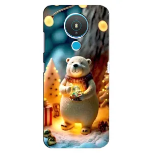 Чехлы на Новый Год Nokia 1.4 (Новогодний ведмеженок)