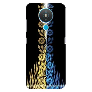 Силиконовый Чехол на Nokia 1.4 (Патриотическая вышиванка)