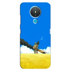 Чехлы на военную тематику для Nokia 1.4 (Попадание)