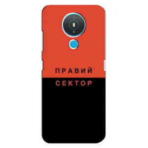 Чехлы УПА (Красно-Чёрный) на Nokia 1.4 (Правый Серктор)