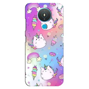 Чохол Unicorn на Nokia 1.4 (Веселка і Єдинорог)