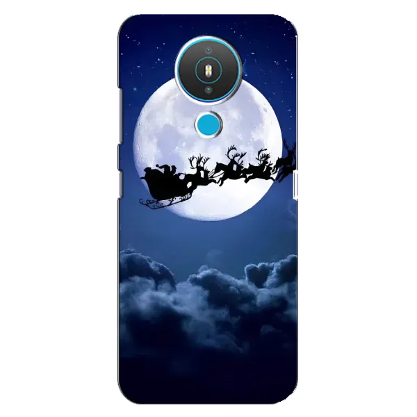 Чехол с рисунком «Санта - луна» для Nokia 1.4 Чехол с рисунком «Санта - луна» для Nokia 1.4