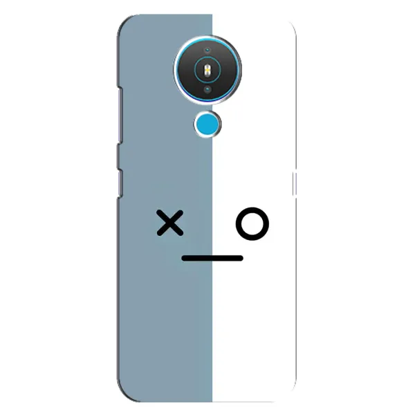 Чехол с рисунком «Серо-белый» для Nokia 1.4 Чехол с рисунком «Серо-белый» для Nokia 1.4