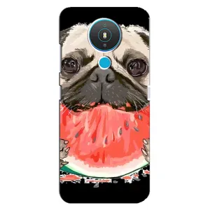 Чехол (ТПУ) Милые собачки для Nokia 1.4 (Смешной Мопс)