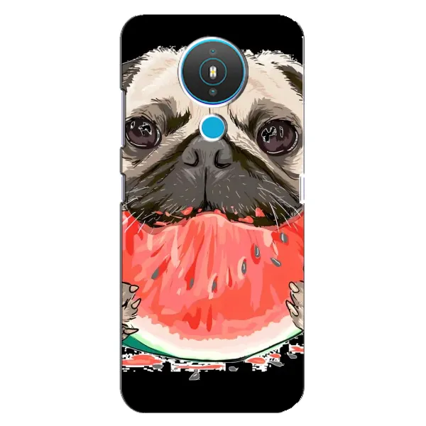 Чехол с рисунком «Смешной Мопс» для Nokia 1.4