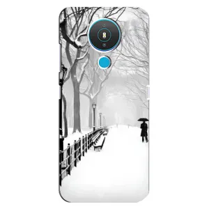 Чехлы на Новый Год Nokia 1.4 (Снегом замело)