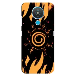 Купить Чехлы на телефон с принтом Anime для Nokia 1.4 (Солнце Наруто)