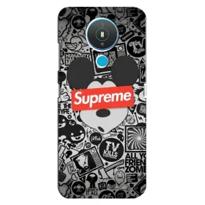 Чехол с Брендами одежды на Нокиа 1.4 (Supreme Маус)