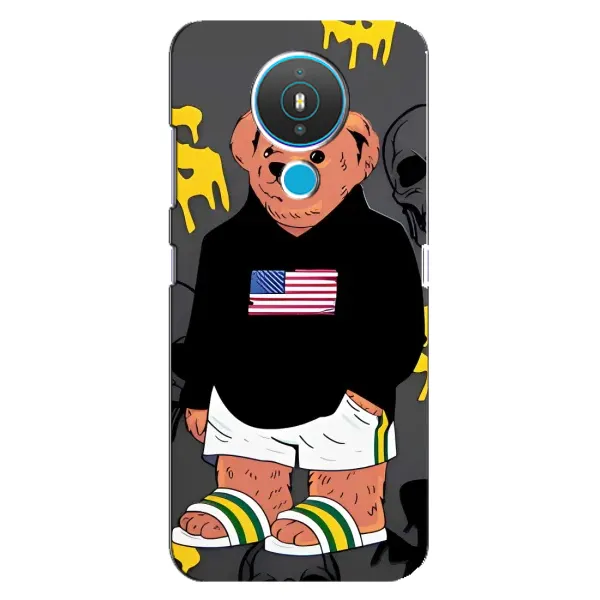 Чехол с рисунком «Teddy USA» для Nokia 1.4 Чехол с рисунком «Teddy USA» для Nokia 1.4