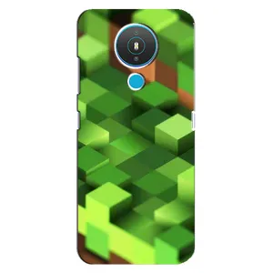 Чехлы для Nokia 1.4 (Персонажи Майн Крафт) (Текстура)