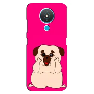 Чехол (ТПУ) Милые собачки для Nokia 1.4 (Веселый Мопсик)
