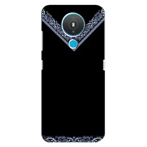 Силиконовый Чехол на Nokia 1.4 (Воротник вышиванки)