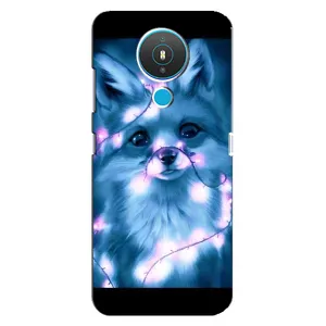 Чехол с Лисичкой для Nokia 1.4 (Яркая Лиса)