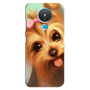 Чехол (ТПУ) Милые собачки для Nokia 1.4 (Йоршенский терьер)