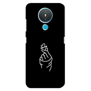 Чехлы (Знак сердечка) на Nokia 1.4 (Знак Сердечка)