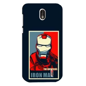 Чехол Супергерой Железный человек на Nokia 1 (Art Iron man)