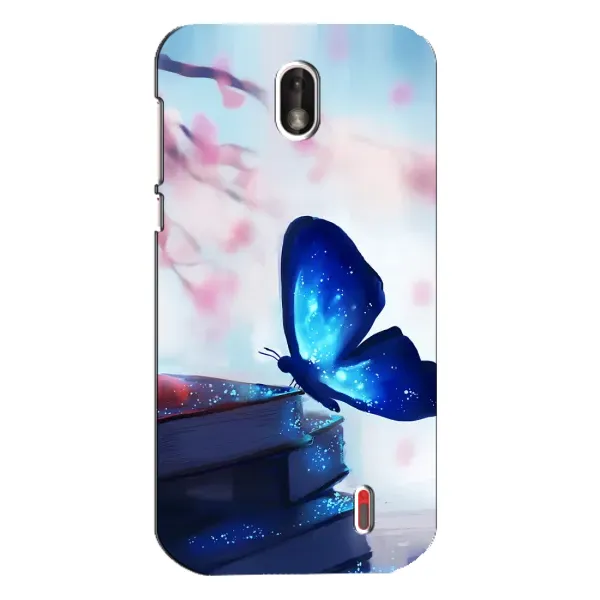 Чехол с рисунком «Бабочка синяя» для Nokia 1 Чехол с рисунком «Бабочка синяя» для Nokia 1