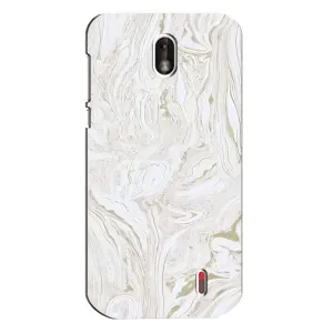 Чехлы с тематикой "Мрамор" на Нокиа 1 (белый мрамор)