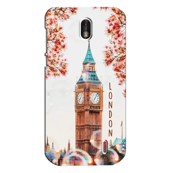 Чехол с рисунком «Часы Лондон» для Nokia 1