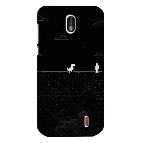 Чехол с рисунком «Динозаврик» для Nokia 1
