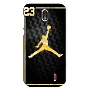 Силиконовый Чехол Nike Air Jordan на Нокиа 1 (Джордан 23)