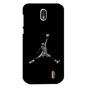 Силиконовый Чехол Nike Air Jordan на Нокиа 1 (Джордан)