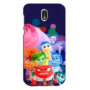 Чехол Головоломка для Nokia 1 - (AlphaPrint) (Герои головоломки)