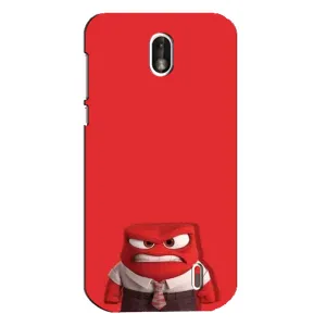 Чехол Головоломка для Nokia 1 - (AlphaPrint) (Гнев)