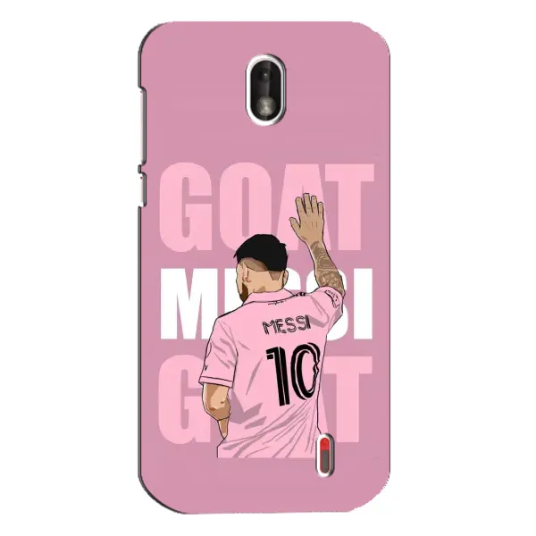Чехол с рисунком «GOAT MESSI» для Nokia 1 Чехол с рисунком «GOAT MESSI» для Nokia 1