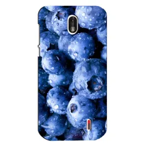 Чехол с изображением вкусной еды для Nokia 1 (Голубика)